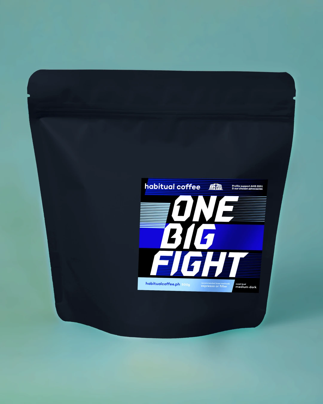 The 01 Big Fight Blend coffee bag, 500g